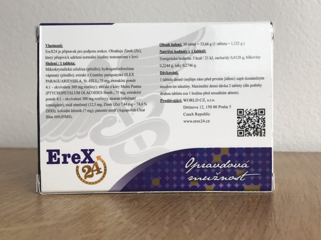 EreX 24 - složení, dávkování