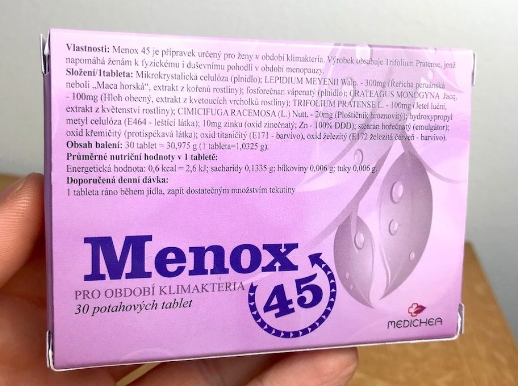 Menox 45 složení, dávkování