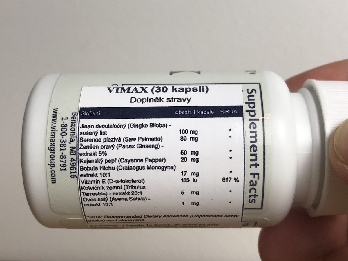 Vimax - (recenze, zkušenosti, ceny) - top tablety na erekci - Bio Poradce