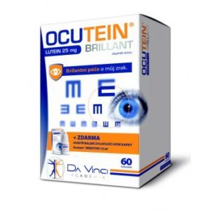 Ocutein Brillant Lutein 60 tobolek a kapky Ocutein Sensitive zdarma