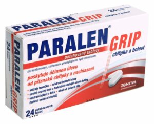 PARALEN GRIP CHŘIPKA A BOLEST 500MG/25MG/5MG potahované tablety 24 I
