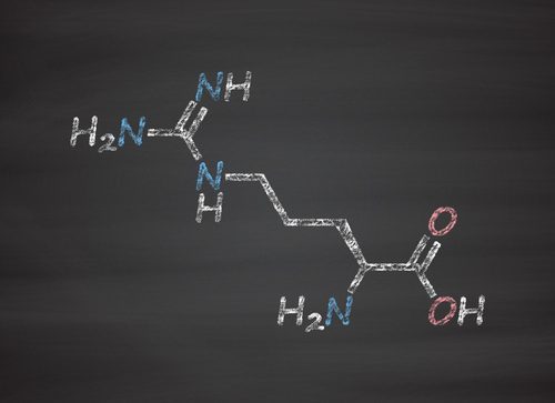 L-arginin - vzorec