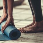 Fitness podložka na cvičení - detail