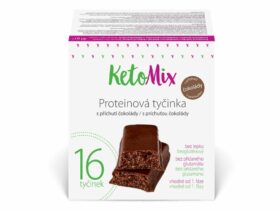 Proteinové tyčinky s čokoládovou příchutí 16 ks – KetoMix